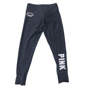 PINK Victoria's Secret Ultimate Leggings Women's Dark Gray Logo Athletic